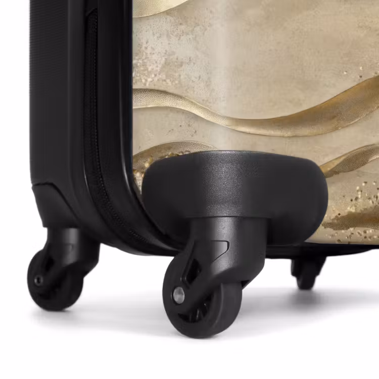 Suitcase - Waves - Pattern - Gold — 6