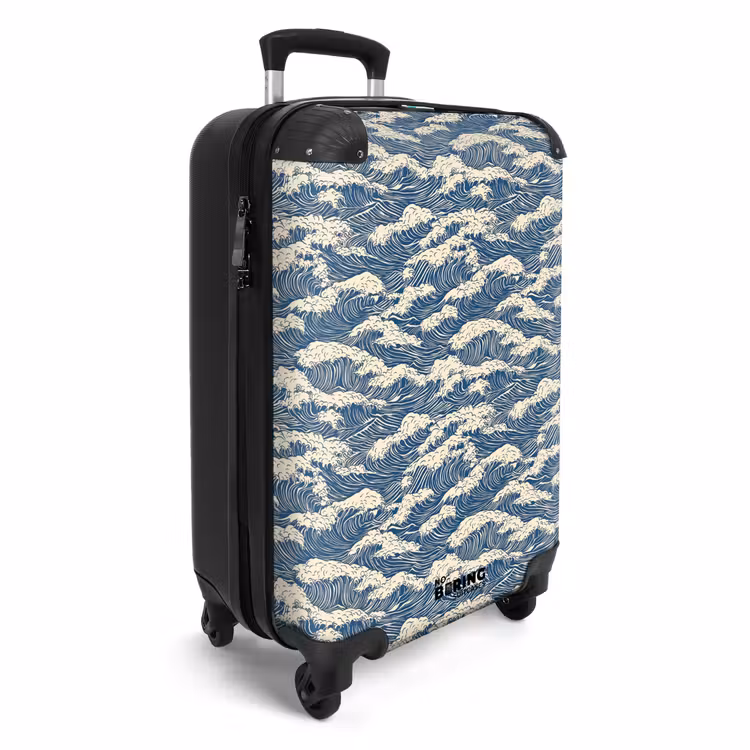 Suitcase - Waves - Rhythmic - Blue — 4