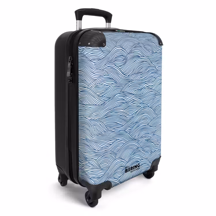 Suitcase - Waves - Rhythmic - Blue — 4