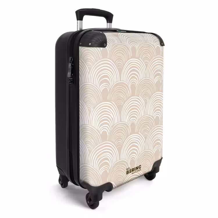 Suitcase - Waves - Texture - Beige — 4