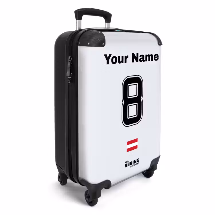 Suitcase with name - Austria away jersey — 4