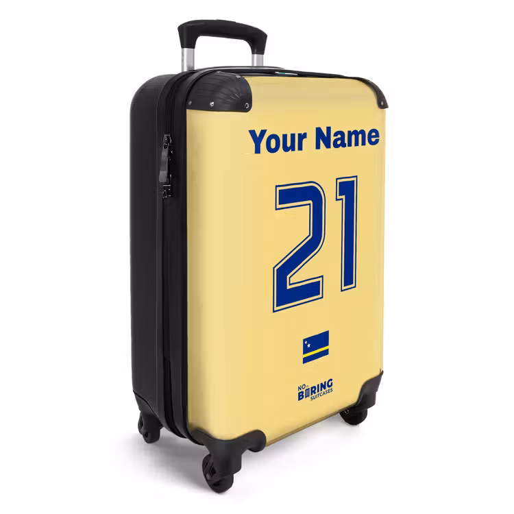 Suitcase with name - Curaçao away jersey — 4