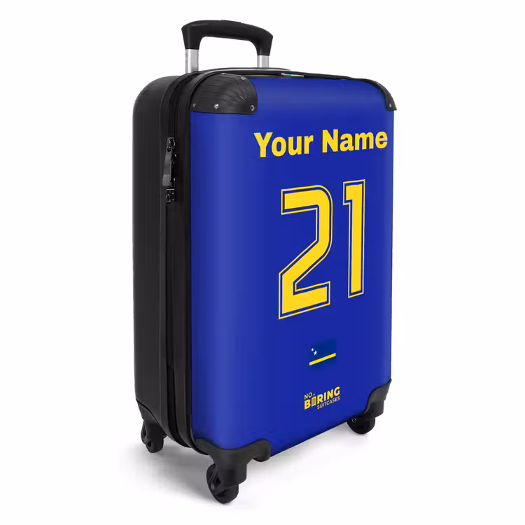 Suitcase with name - Curaçao home jersey — 4