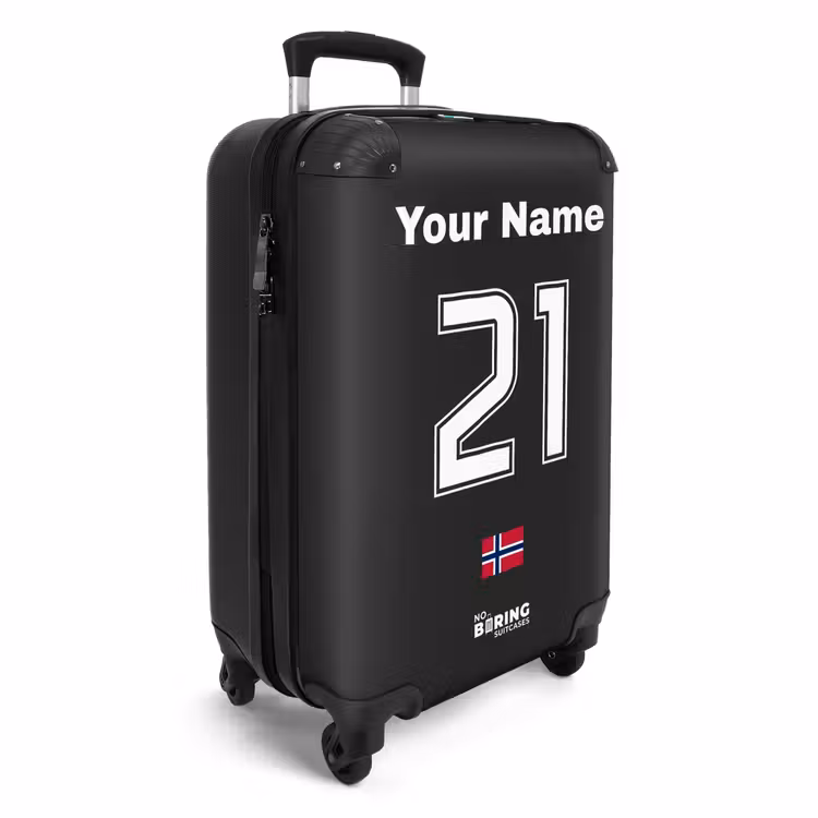 Suitcase with name - Norway away jersey — 4