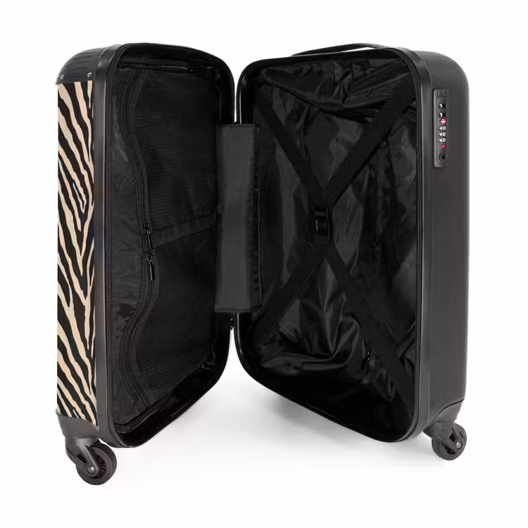 Suitcase - Zebra - Classic - Black — 3