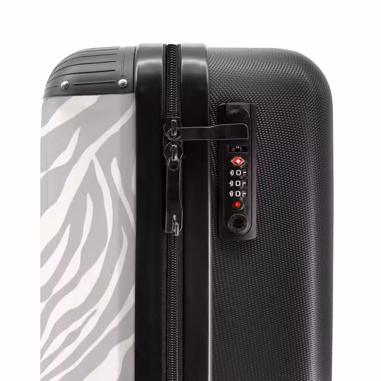 Suitcase - Zebra - Motif - Gray — 5