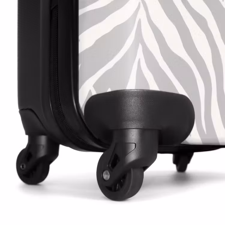 Suitcase - Zebra - Motif - Gray — 6