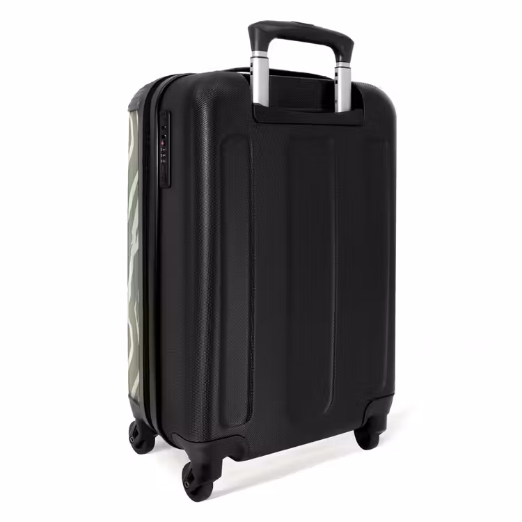 Suitcase - Zebra - Motif - Green — 2