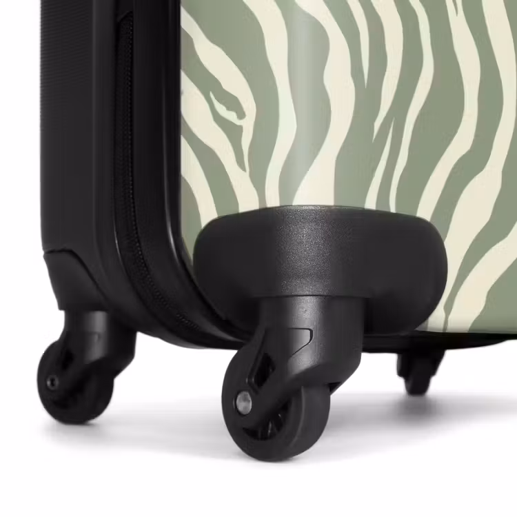 Suitcase - Zebra - Motif - Green — 6