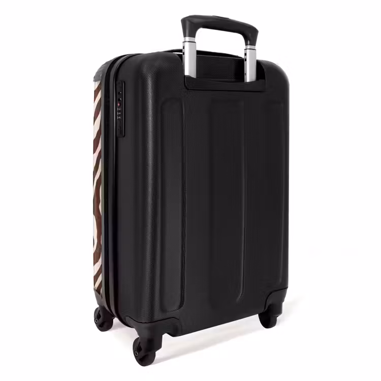 Suitcase - Zebra - Pattern - Black - White — 2