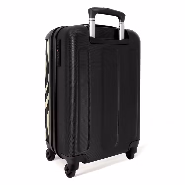 Suitcase - Zebra - Print - Classic - Black — 2