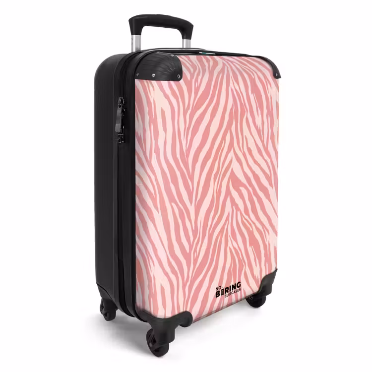 Suitcase - Zebra - Print - Pink — 4