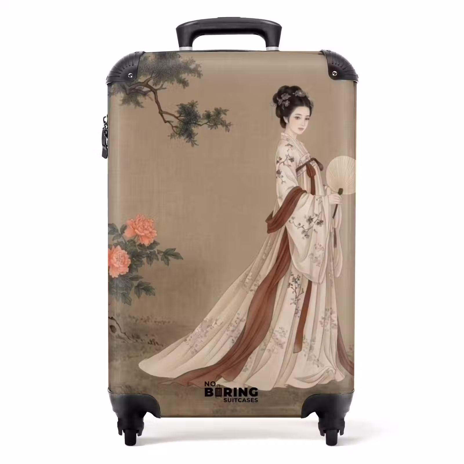 Suitcase - Woman - Asia - Art - Beige — 1