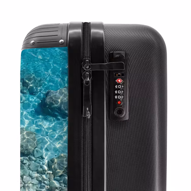 Suitcase - Water - Pebbles - Nature - Lively - Turquoise — 5