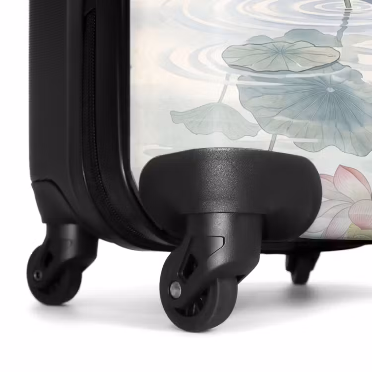 Suitcase - Watercolor - Lotus Flowers - Colorful — 6