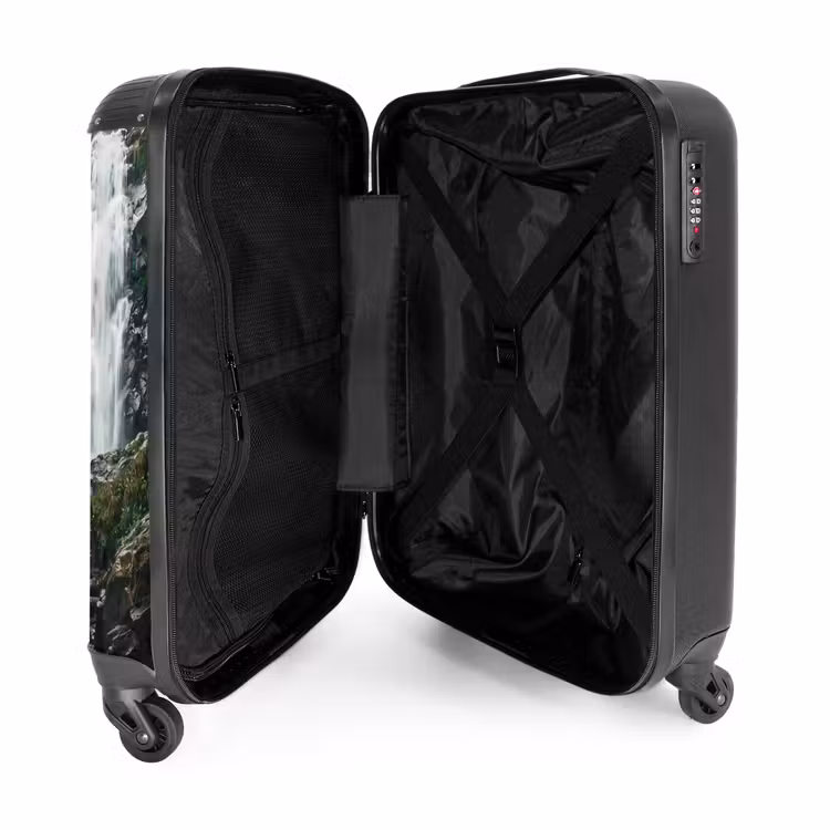 Suitcase - Waterfall - Forest - Nature - Greenery — 3