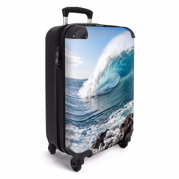 Suitcase - Wave - Ocean - Breaking - Water - Blue — 4