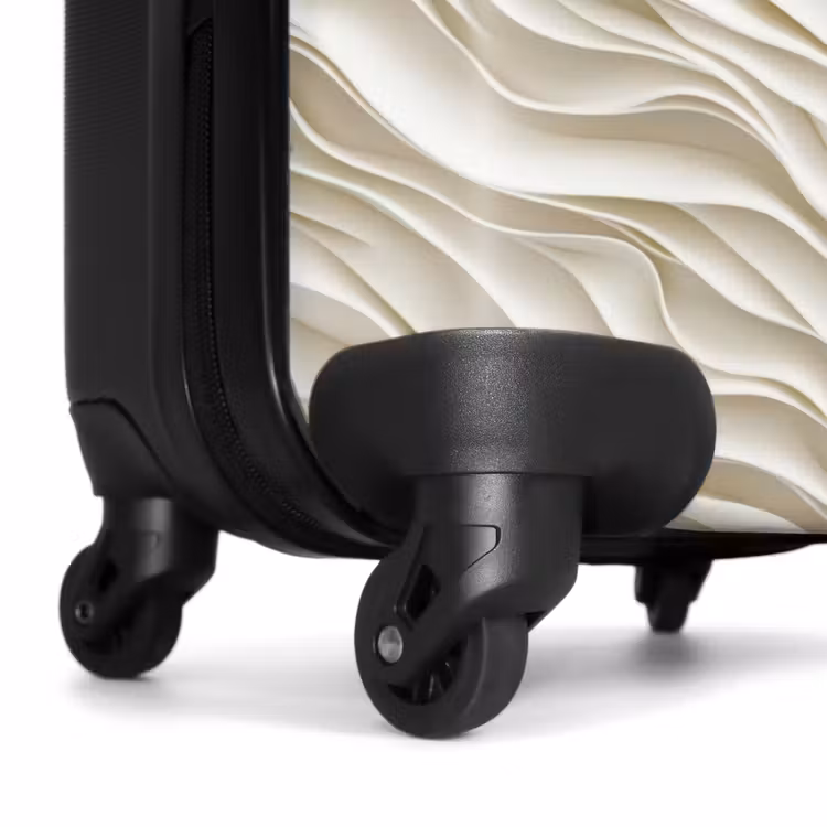 Suitcase - Waves - White - Minimalist — 6