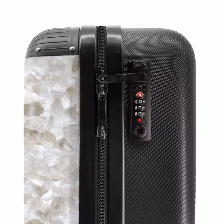 Suitcase - White - Brush strokes - Relief effect — 5