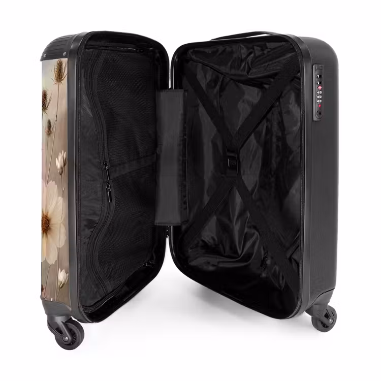 Suitcase - Wildflowers - Botanical - Vintage - Nature - Rustic — 3