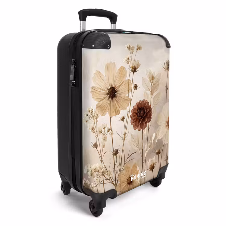Suitcase - Wildflowers - Botanical - Vintage - Nature - Rustic — 4