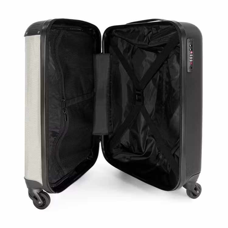 Suitcase - Wit leer patroon — 3