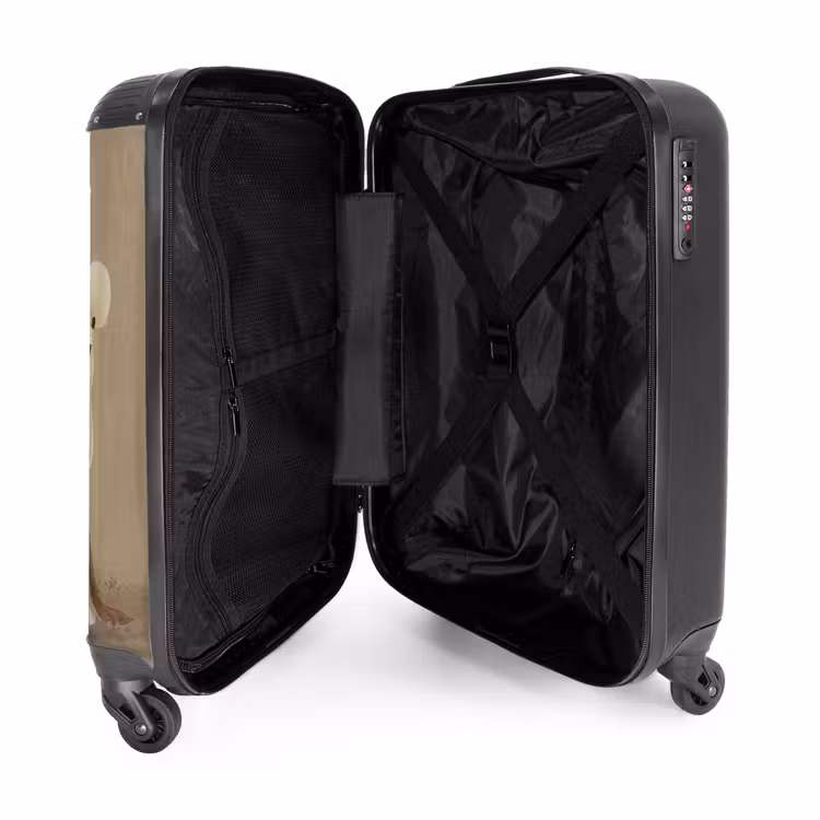 Suitcase - Woman - Asia - Art - Beige — 3
