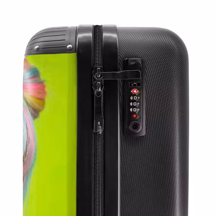 Suitcase - Woman - Colorful Hair - Pop Art - Modern - Vibrant — 5