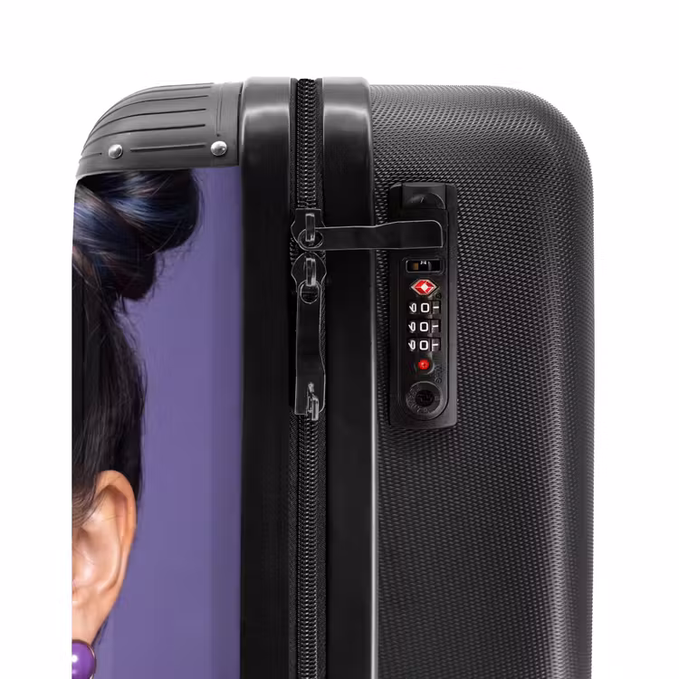 Suitcase - Woman - Portrait - Makeup - Purple - Vibrant — 5