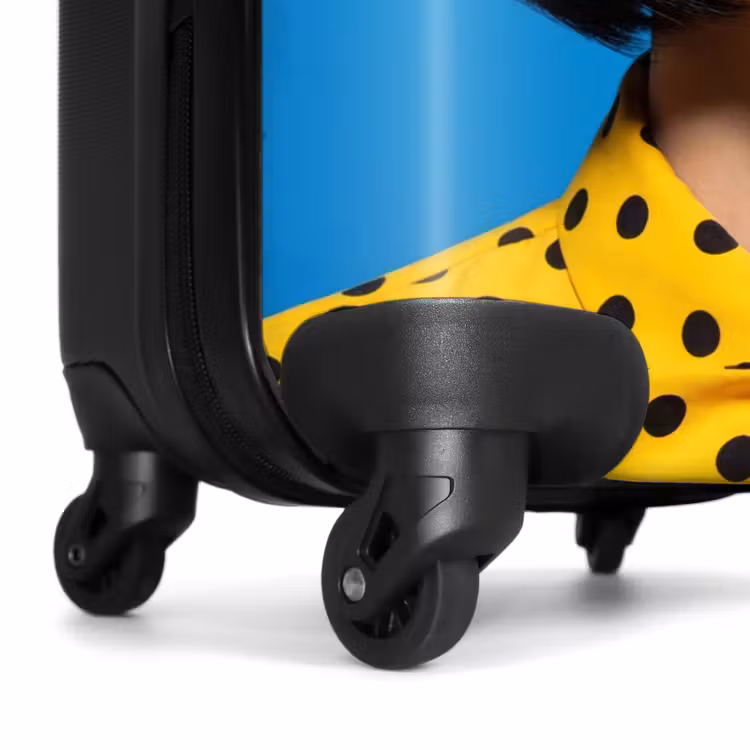 Suitcase - Woman - Sunglasses - Pop Art - Portrait - Yellow — 6