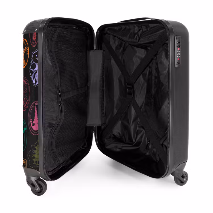Suitcase - World Landmarks - Colorful - Stamps — 3