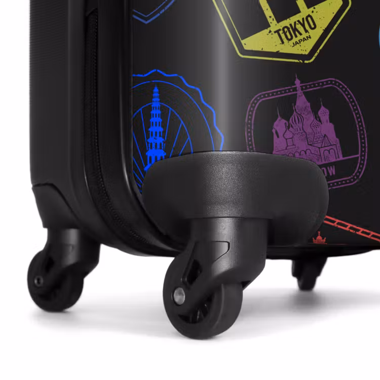 Suitcase - World Landmarks - Colorful - Stamps — 6