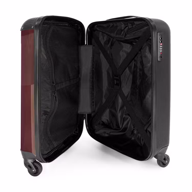 Suitcase - Planes - Abstract - Bordeaux - Lines — 3