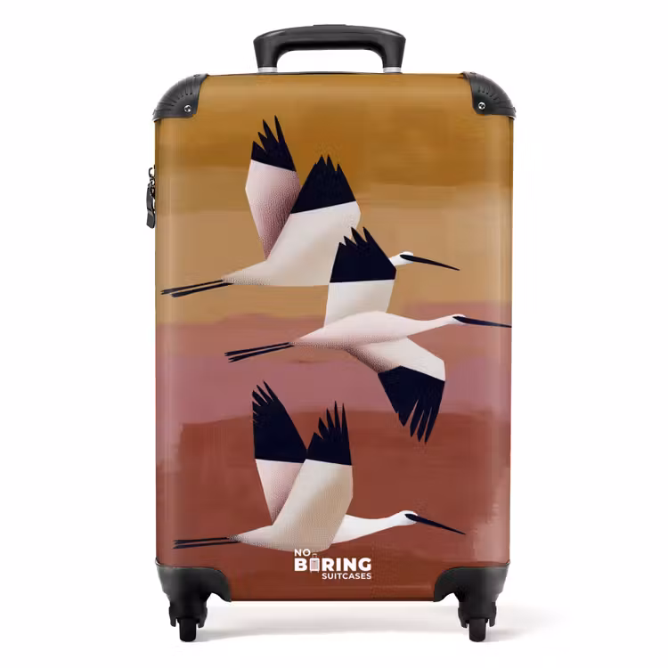 Suitcase - Birds - Beak - Abstract — 1