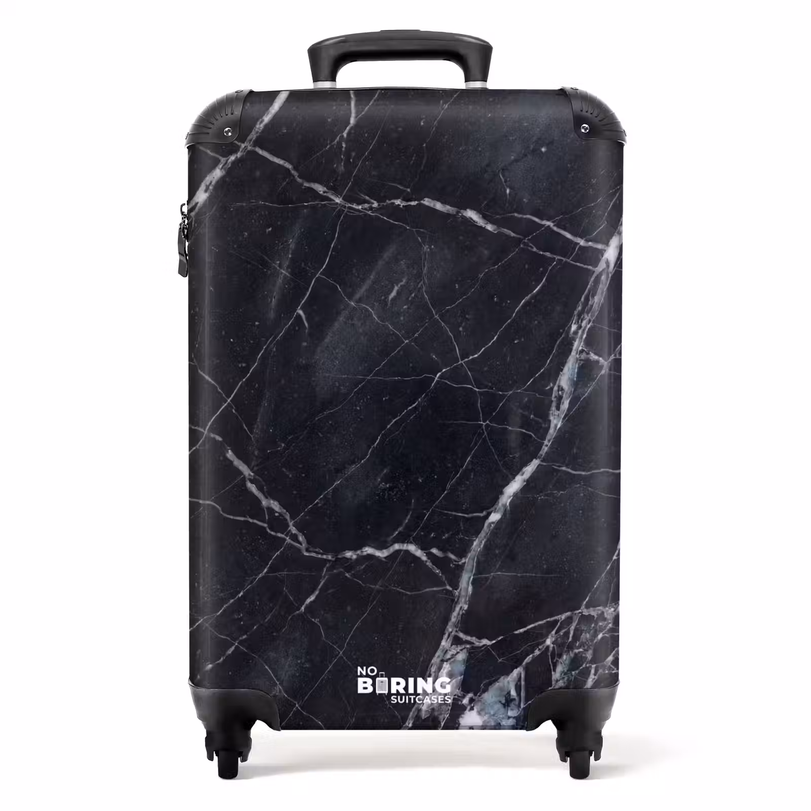 Suitcase - Marble - Pattern - Modern - Black - White — 1