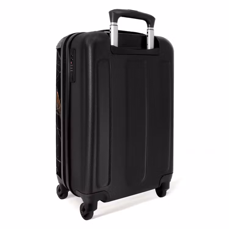 Suitcase - Marble - Gold - Pattern - Luxury - Black — 2