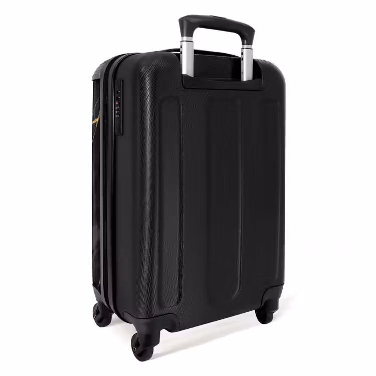 Suitcase - Marble - Gold Veins - Abstract - Black — 2