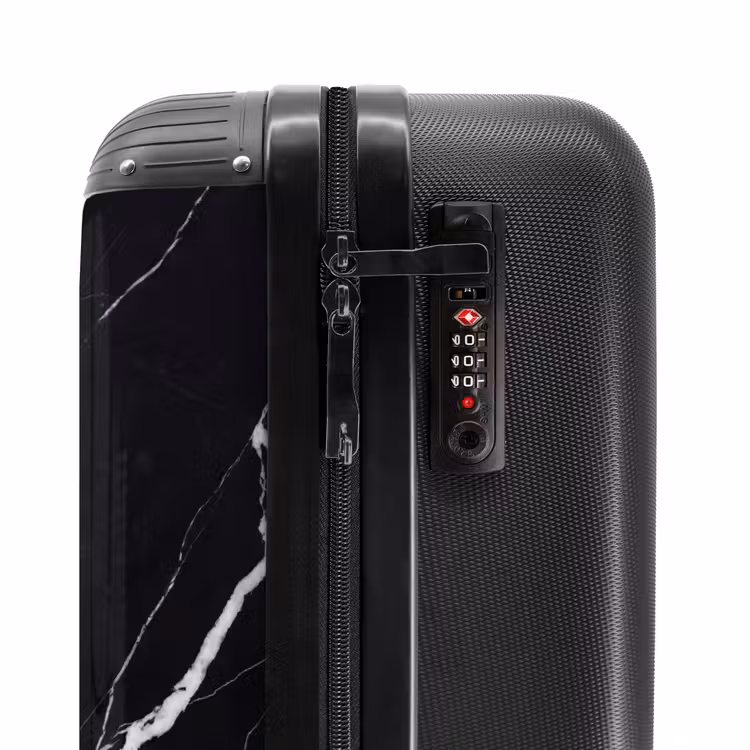 Suitcase - Marble - Pattern - Abstract - Modern - Black — 5