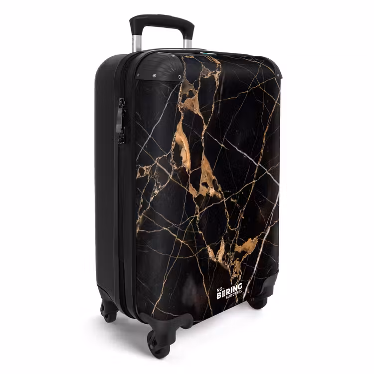 Suitcase - Veins - Marble - Gold — 4