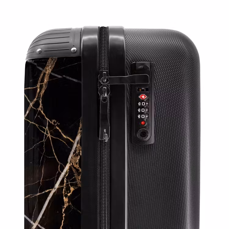 Suitcase - Veins - Marble - Gold — 5