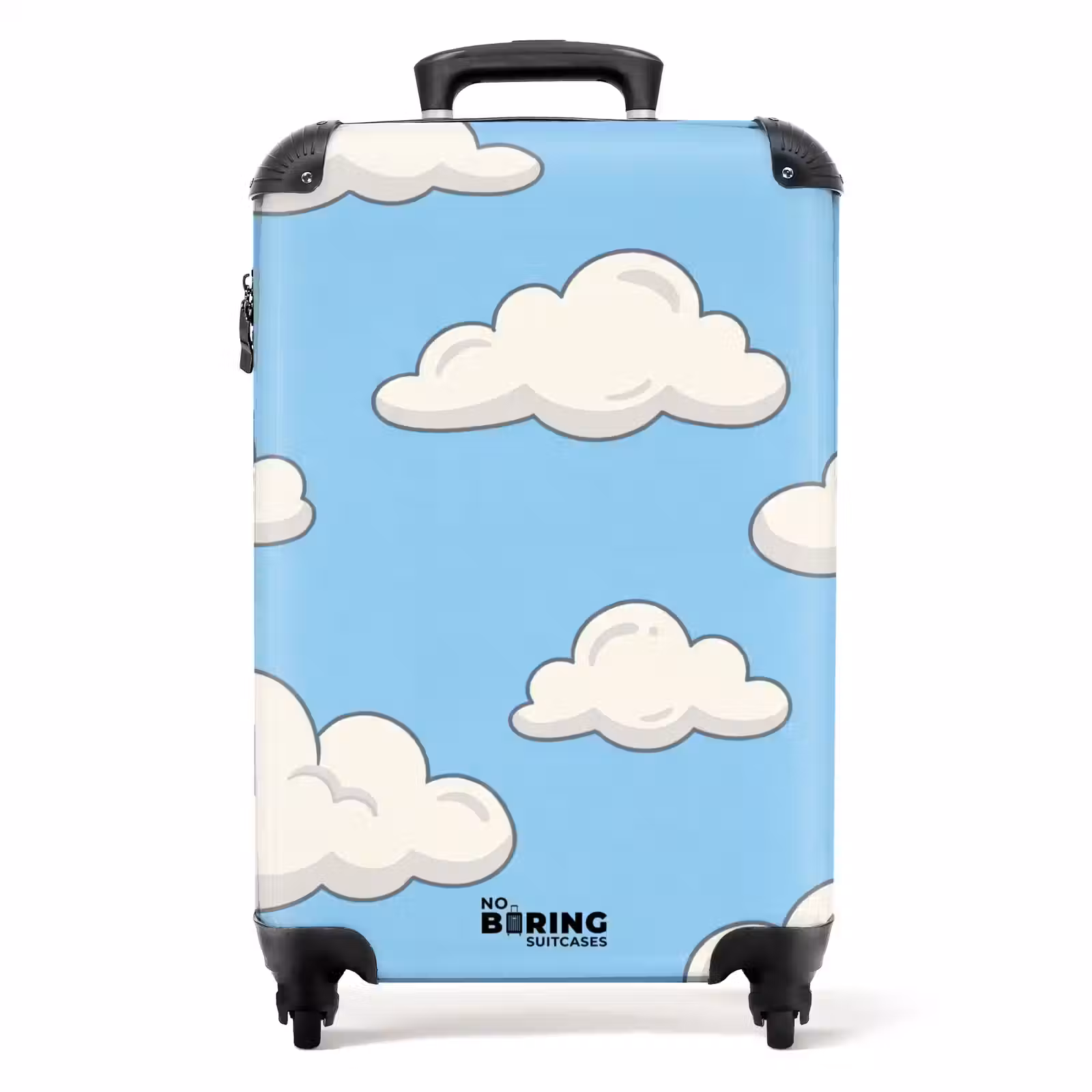 Suitcase - Cloud - Cartoon - Sky - Blue - White — 1