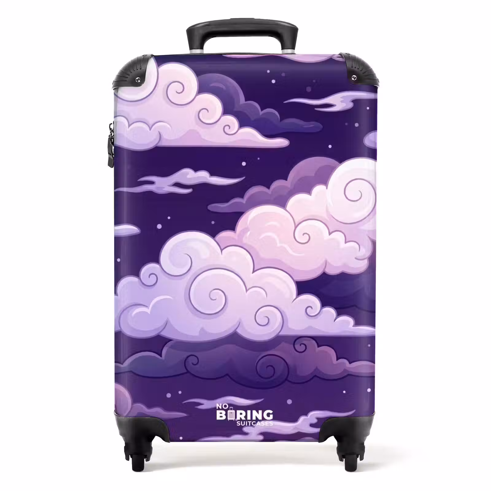 Suitcase - Clouds - Night - Nature - Abstract - Purple — 1