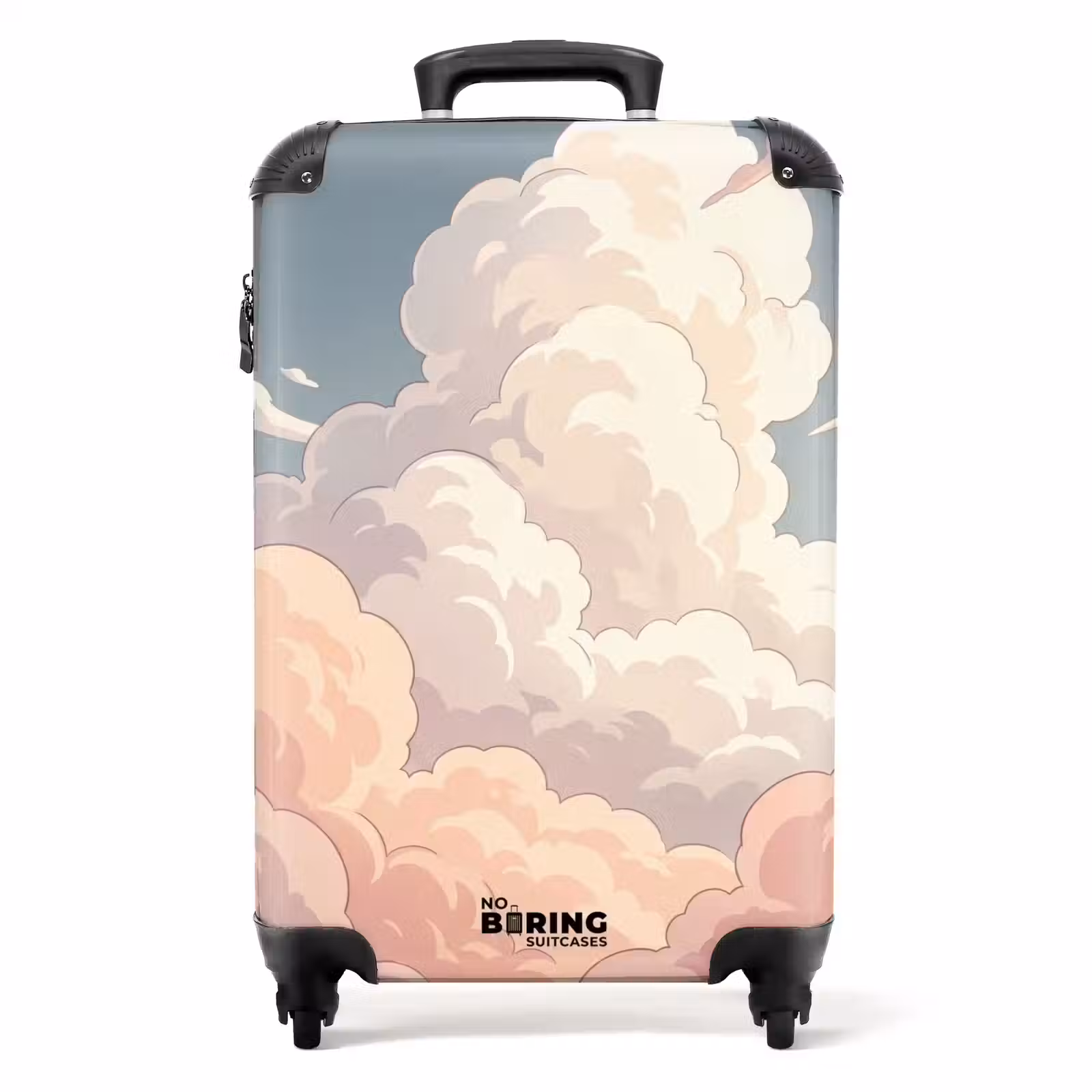 Suitcase - Clouds - Sky - Nature - Pastel - Pink — 1