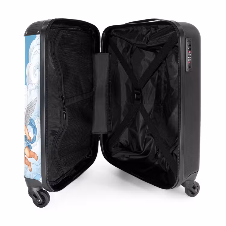 Suitcase - Angel - Flying - Classic - Blue — 3