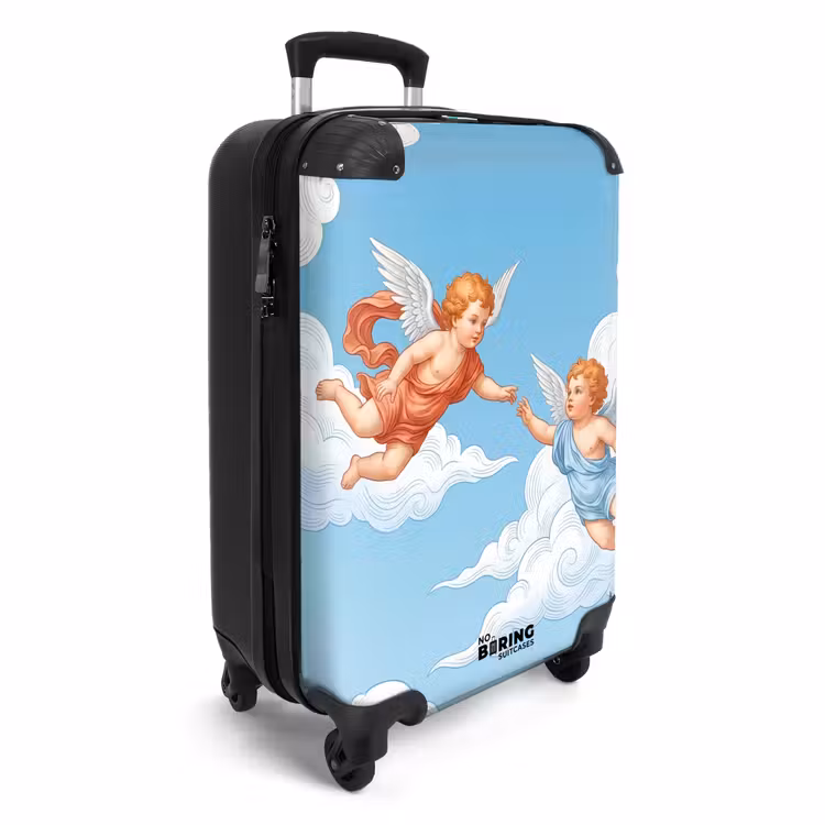 Suitcase - Angel - Flying - Classic - Blue — 4