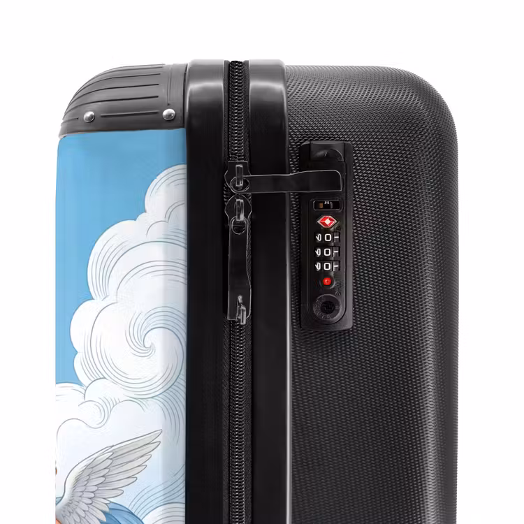 Suitcase - Angel - Flying - Classic - Blue — 5