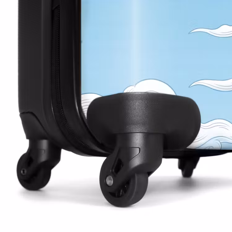 Suitcase - Angel - Flying - Classic - Blue — 6