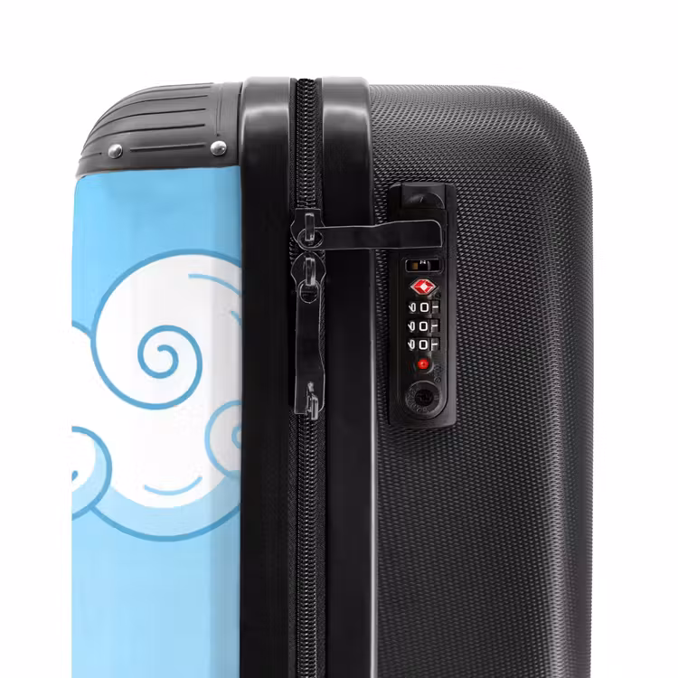 Suitcase - Cloud - Sky - Cartoon - Blue - White — 5