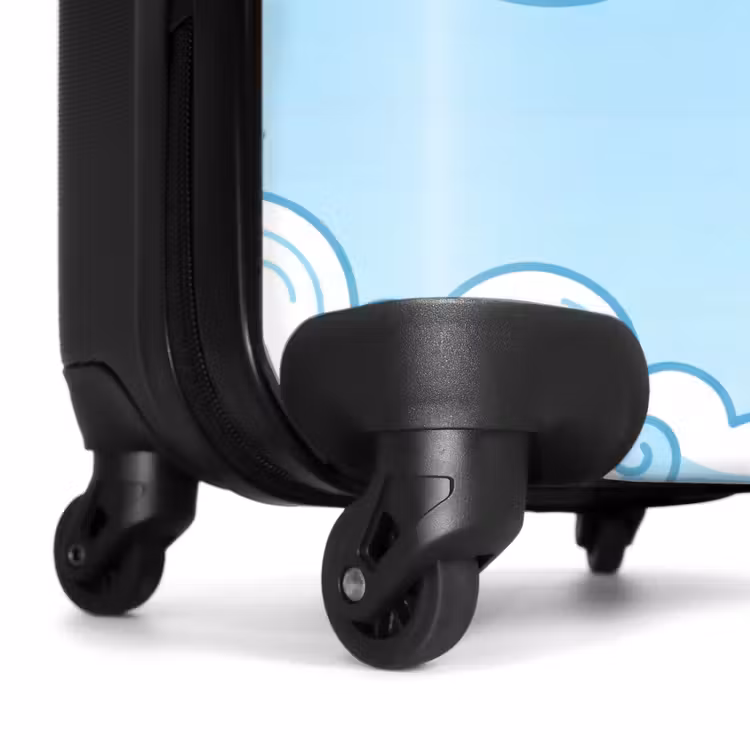 Suitcase - Cloud - Sky - Cartoon - Blue - White — 6