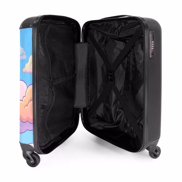 Suitcase - Cloud - Sky - Nature - Illustration - Pastel — 3